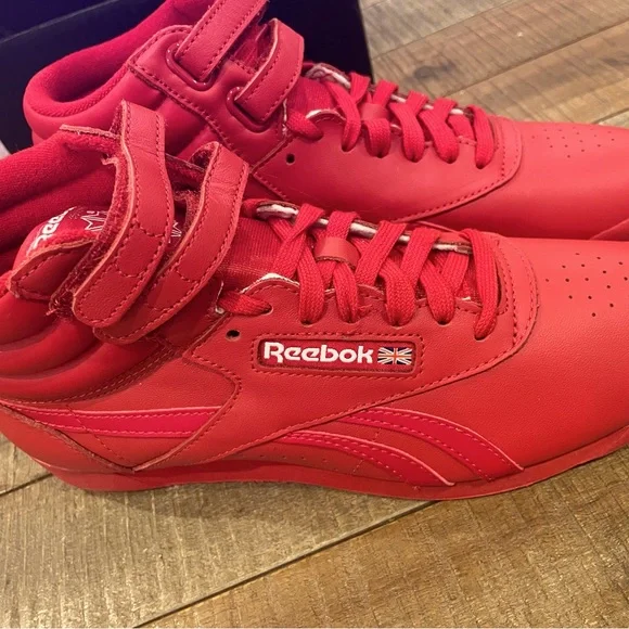 Shoes | Reeboks Never Worn Red Sneakers | Poshmark display picture 1